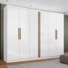 Guarda Roupa Casal 6 Portas Titanium Maxel Móveis