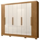 Guarda Roupa Casal 6p 236 Cm Diplomata Freijo Off White Friso Moval Guarda Roupa Casal 6p 236 Cm Diplomata Freijo Off White Friso Moval