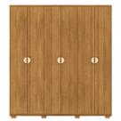 Guarda Roupa Casal 6p 4g Nor 203 Cm 10109 Nature Vlr Nature