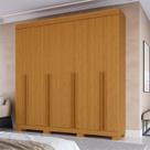 Guarda-roupa Casal 8 Portas 4 Gavetas 100% MDF 218cm Azaleia Espresso Móveis