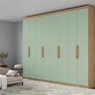 Guarda-roupa Casal 8 Portas 4 Gavetas 240cm X 220cm X 47cm Milan