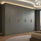 Guarda Roupa Casal 8 Portas 4 Gavetas Paris Espresso Móveis