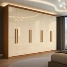 Guarda Roupa Casal 8 Portas 4 Gavetas Paris Espresso Móveis