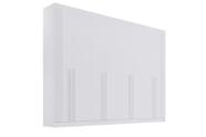 Guarda Roupa Casal 8 Portas 8 Gavetas - Daymont Ripado-Branco - Móveis D'Doro