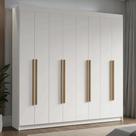 Guarda-Roupa Casal 8 Portas Batentes Venus Madesa B