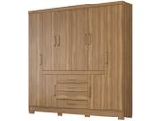Guarda Roupa Casal 8 Portas com Pés New Realce Amêndola Touch 84020 Demóbile Guarda Roupa Casal 8 Portas com Pés New Realce Amêndola Touch 84020 Demóbile