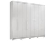Guarda Roupa Casal 8 Portas e 4 Gavetas Master New 8.4 Branco - Santos Andirá