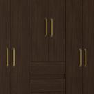 Guarda Roupa Casal 8 Portas Munique Demóbile Ébano