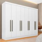 Guarda Roupa Casal 8 Portas Natasha Branco - Móveis Arapongas Guarda Roupa Casal 8 Portas Natasha Branco - Móveis Arapongas