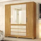 Guarda Roupa Casal Ambiente Cádis Cinamon Touch Off White Demóbile