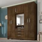 Guarda Roupa Casal Ambiente Imperatriz Malbec - Incorplac