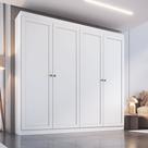 Guarda-Roupa Casal Americano 4 Portas 2 Gavetas Europa Yescasa