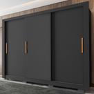 Guarda Roupa Casal Armo 3 Portas Giratórias 2 Gavetas MDP Branco Fosco Caemmun Móveis Guarda Roupa Casal Armo 3 Portas Giratórias 2 Gavetas MDP Branco Fosco Caemmun Móveis