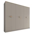 Guarda-Roupa Casal Asti 100% MDF 6 Portas 2 Gavetas Urbi