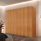 Guarda Roupa Casal Atacama MDF 8 Portas 8 Gavetas e 8 Prateleiras Moderna Mobília