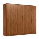 Guarda Roupa Casal Atrice D66010K 6 Portas Nogueira Touch Demóbile Demartêz
