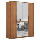 Guarda Roupa Casal Attore D43012K 4 Portas 2 Portas em Espelho Amendola - Demartêz