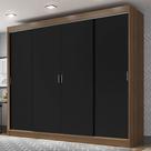 Guarda-roupa Casal Austin 4 Portas 3 Gavetas Rustic Guarda-roupa Casal Austin 4 Portas 3 Gavetas Rustic