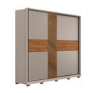 Guarda Roupa Casal Authentic D26210PE 2 Portas Nogueira Nude Prime TX com Pés - Demartêz Guarda Roupa Casal Authentic D26210PE 2 Portas Nogueira Nude Prime TX com Pés - Demartêz