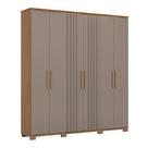Guarda Roupa Casal Ávila 6 Portas 4 Gavetas - Móveis Henn
