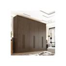 Guarda roupa casal belém 6 portas 4 gavetas acabamento touch