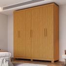 Guarda-Roupa Casal Canadá 6 Portas 100% MDF Linhamobília Guarda-Roupa Casal Canadá 6 Portas 100% MDF Linhamobília