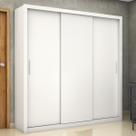 Guarda-Roupa Casal Clarice 3 Portas 4 Gavetas Branco Carioca Móveis