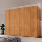 Guarda Roupa Casal Coliseu 100 MDF 6 Portas e 6 Gavetas Moderna Mobília