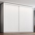 Guarda Roupa Casal Coliseu 2 Portas de Correr 6 Gavetas