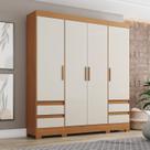 Guarda-roupa Casal com 4 Portas e 4 Gavetas B383