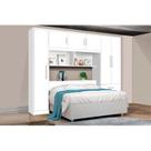 Guarda-Roupa Casal com Cabeceira 6 Portas 3 Gavetas Top Cancun Yescasa