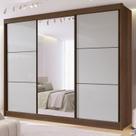 Guarda-roupa Casal com Espelho 100% Mdf Miami Guarda-roupa Casal com Espelho 100% Mdf Miami