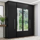 Guarda Roupa Casal com Espelho 4 Portas Splendore Glass THB