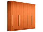 Guarda-roupa Casal com Espelho 6 Gavetas 6 Portas Kappesberg Dakota Classic