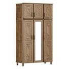 Guarda-Roupa Casal com Espelho 6 Portas 3 Gavetas Grécia