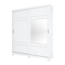 Guarda-Roupa Casal com Espelho Turin Flex 2 PT 3 GV Branco