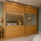 Guarda-Roupa Casal com Espelho Valência 2 PT 6 GV Naturale