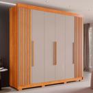 Guarda-roupa Casal com Pé 6 Portas 6 Gavetas Granada 100 MDF Sallêto Móveis