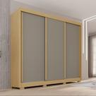 Guarda-roupa Casal com Pés 3 Portas 4 Gavetas 100% Mdf Ipanema