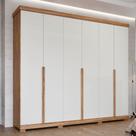Guarda Roupa Casal com Pés 6 Portas 100 MDF Guarapari Panan