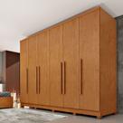 Guarda Roupa Casal com Pés 6 Portas 4 Gavetas 239cm Veneza Guarda Roupa Casal com Pés 6 Portas 4 Gavetas 239cm Veneza