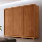 Guarda Roupa Casal Connor Mdf 3 Portas 6 Cabideiros Com Pés Naturalle