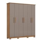 Guarda Roupa Casal Cover 6 Portas - Móveis Henn