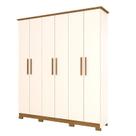 Guarda Roupa Casal Cover Off White Nature - Henn