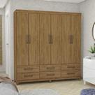 Guarda Roupa Casal D22 6 Portas 6 Gavetas Carioca Móveis Cinamomo Guarda Roupa Casal D22 6 Portas 6 Gavetas Carioca Móveis Cinamomo