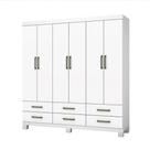 Guarda Roupa Casal D22 6 Portas 6 Gavetas Carioca Móveis