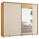 Guarda Roupa Casal Dali 2 Portas Deslizante Com Espelho 278 cm Madetec