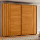 Guarda-Roupa Casal Dalí Ripado Com Escada 2 Portas 8 Gavetas - 7 Decor