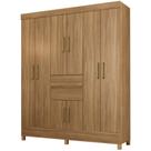 Guarda Roupa Casal Demóbile Munique 8 portas 2 gavetas Amendola Touch 134