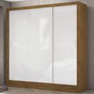 Guarda Roupa Casal Dubai 3 Portas De Correr Carioca Móveis Cinamomo Branco Guarda Roupa Casal Dubai 3 Portas De Correr Carioca Móveis Cinamomo Branco